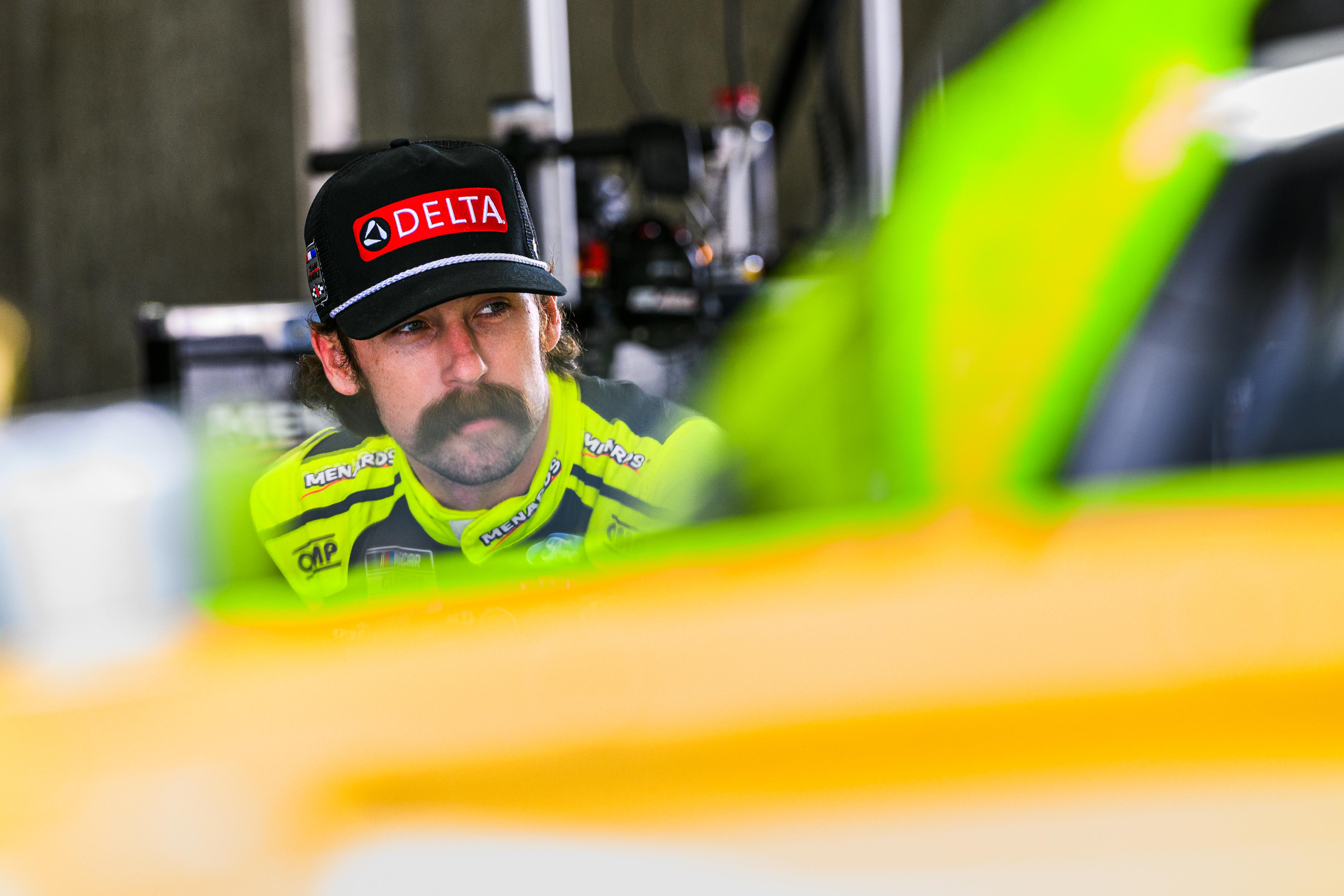 Ryan Blaney at an Iowa Speedway race weekend